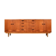 Midcentury tigerwood sideboard / long john. vintage modern / danish / retro / scandinavian style.