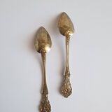 2 spoons solid silver vermeil minerva 2