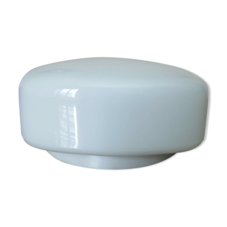 Ceiling lamp in white opaline 60s 70s