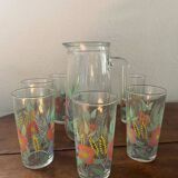 Service orangeade vintage Italy.