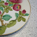 Paris porcelain plate with floral decoration