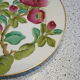 Paris porcelain plate with floral decoration
