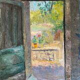 Door to garden
