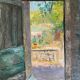 Porte sur jardin