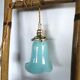 Vintage opaline suspension "light blue" vintage opaline suspension lamp