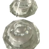Crystal salt and pepper shakers