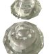 Crystal salt and pepper shakers