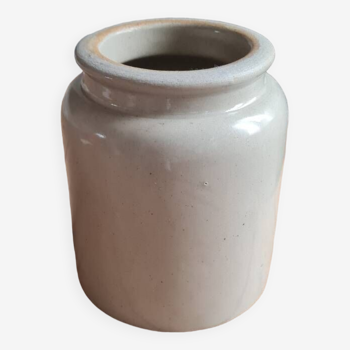 Glazed stoneware pot