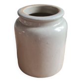 Glazed stoneware pot