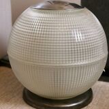 Vintage 1960s XXL Holophane Globe Table Lamp