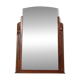 Art Deco mirror in walnut frame 126/88cm