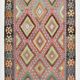 7x10 Geometric Handmade Vintage Rug, 207x311Cm