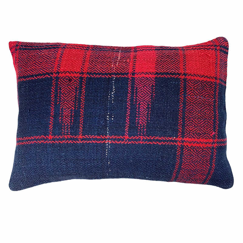 Vintage turkish handmade kilim cushion cover 40x60 cm