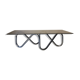 Wave coffee table in smoked tempered glass, 1970