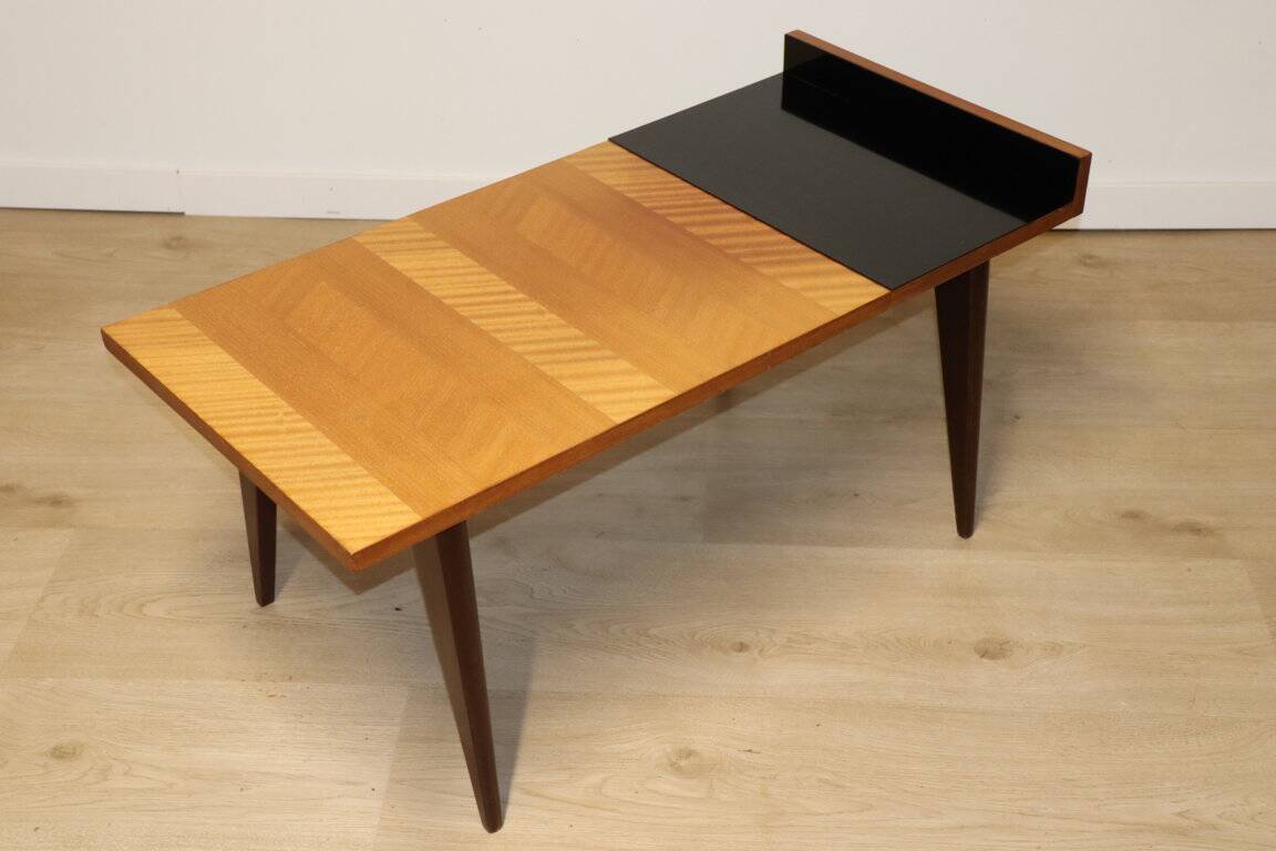 Vintage wooden coffee table, 1960s