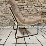 Vintage tubular armchair 1970s