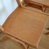 Set of 12 Scandinavian chairs compass feet