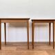 Set of two wood side/nesting tables - Germany, 1970s
