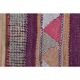 1970s Star Motif Vintage Turkish Oushak Wool Handmade Pink Runner 92x292
