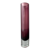 Sommerso Circular Purple Vase by Seguso, Murano, Italy, 1970