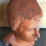 Young man's head original artist modeling
