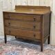 Commode anglaise en chêne des années 1930