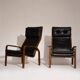 Yngve Ekström armchairs for Swedese, 1970s