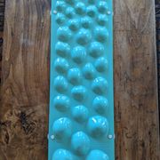 Decorative vintage plastic bubble plate - design Trema-Platte optical art