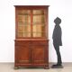 Antique Louis-Philippe walnut library, Italy, 19th century
