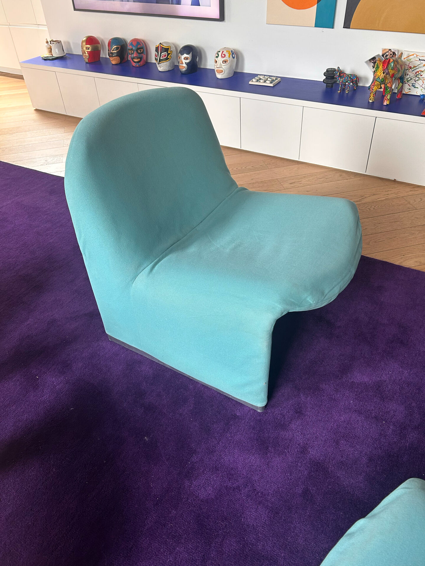 Alki Giancarlo Piretti armchairs