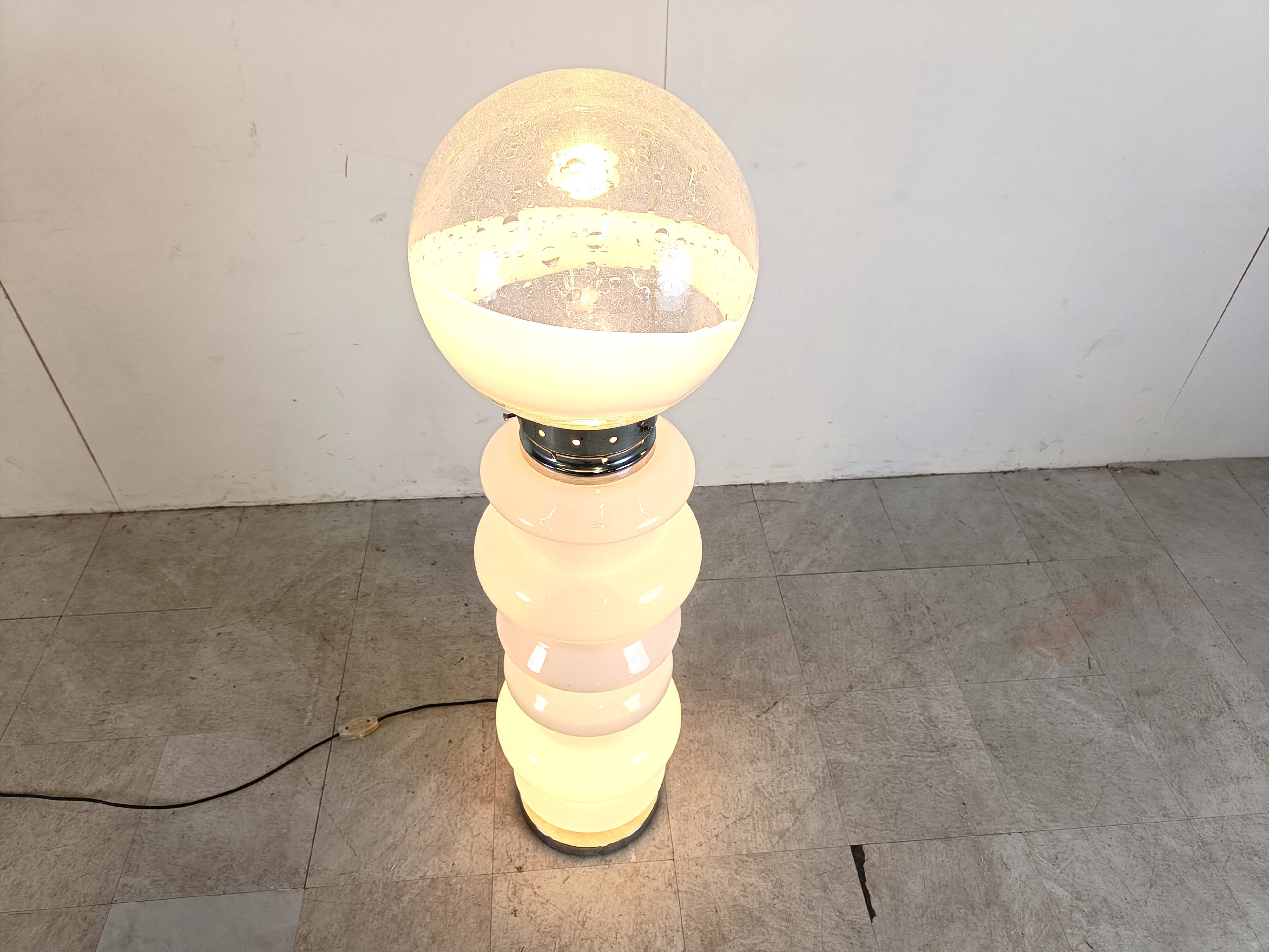 Lampadaire vintage de Mazzega, 1960