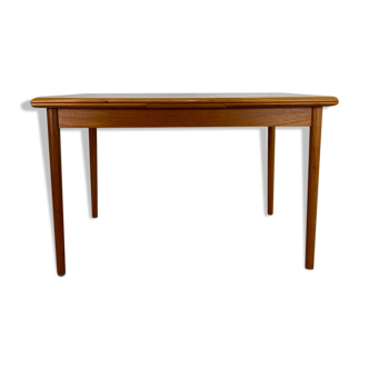 Teak dining table by Kai Kristiansen for FM Mobler, 1960s