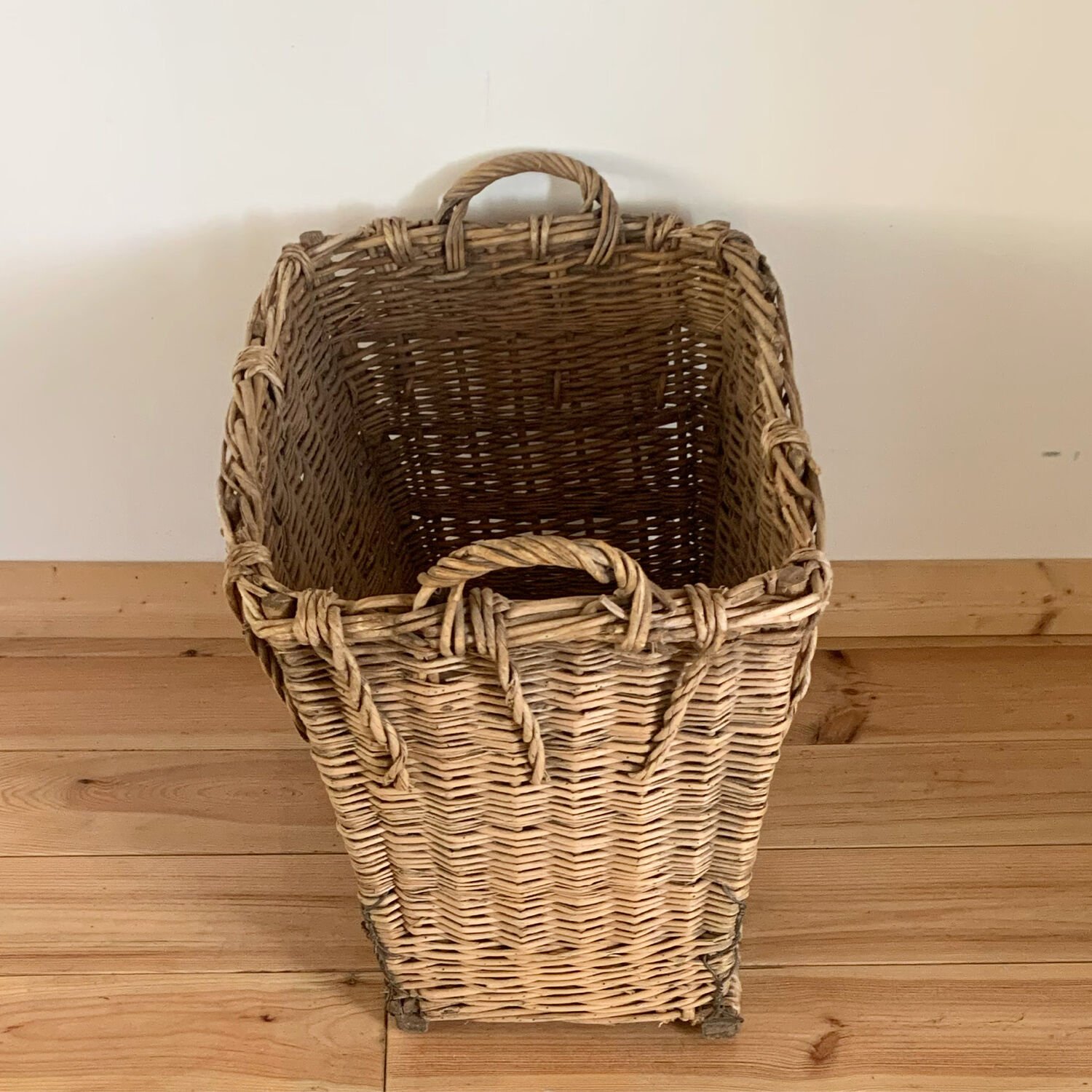 Panière vintage en osier