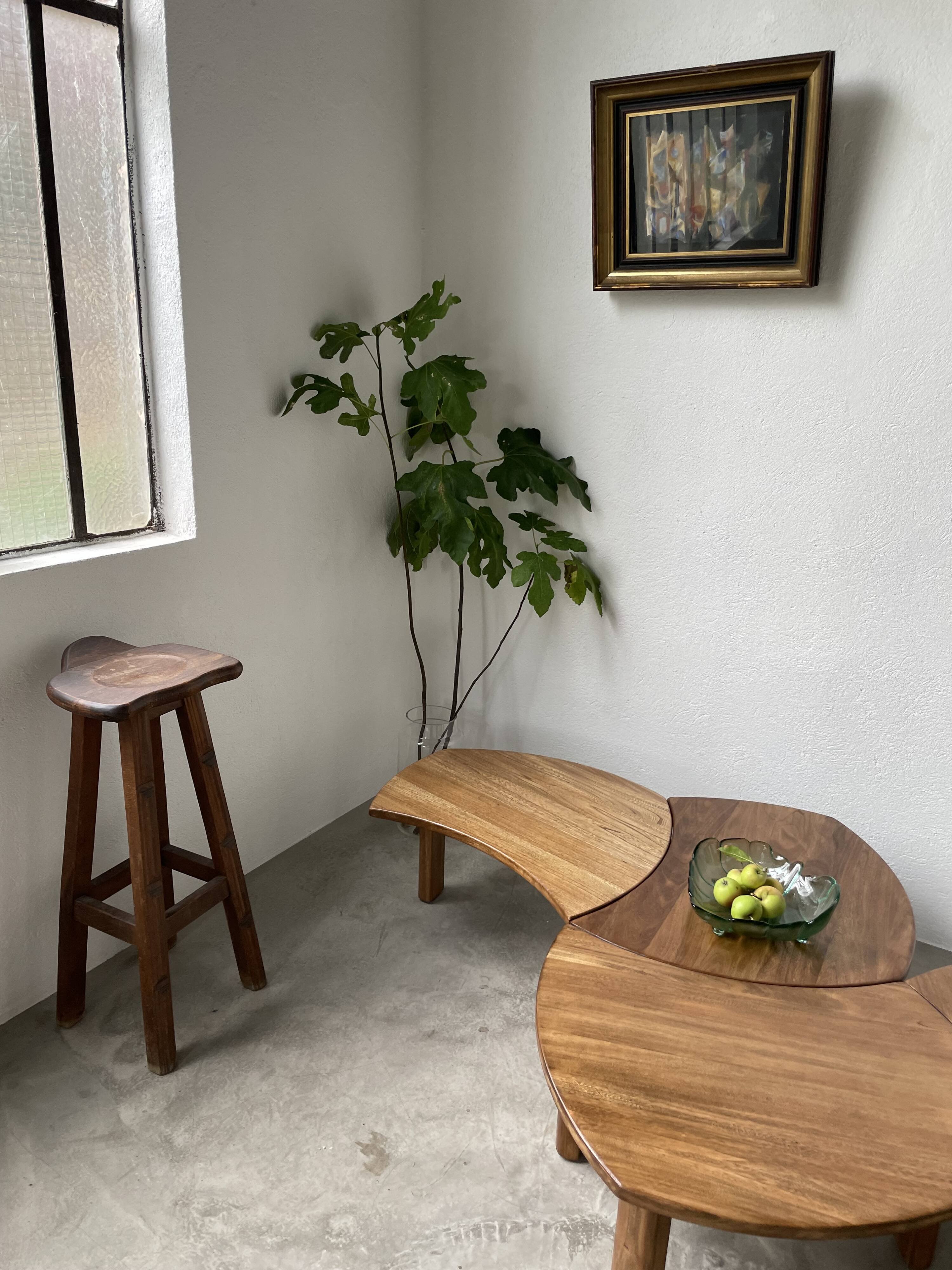 Tinted glass “leaf” dish