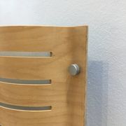 Applique vintage IKEA Strimma bois courbé