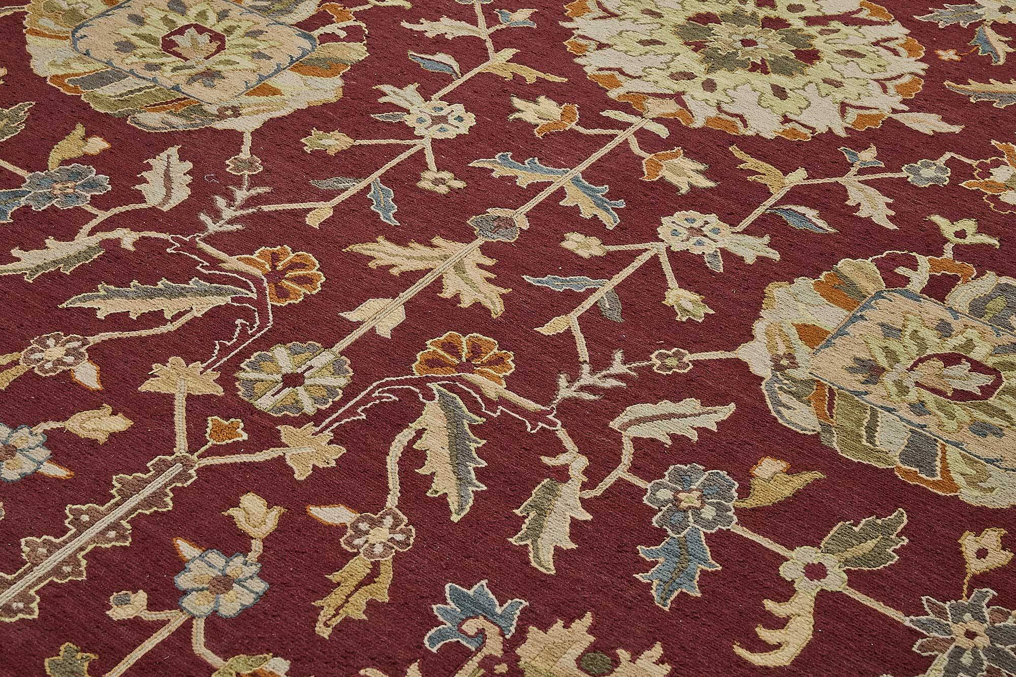 Turkish Handknotted Wool Oushak Rug 296 cm x 410 cm