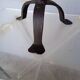 Brutalist wrought iron candle holder ep 1940/50