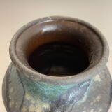 Set of 2 Pottery Vases Fat Lava Abstract Designed by Ruscha, Germany, 1960s