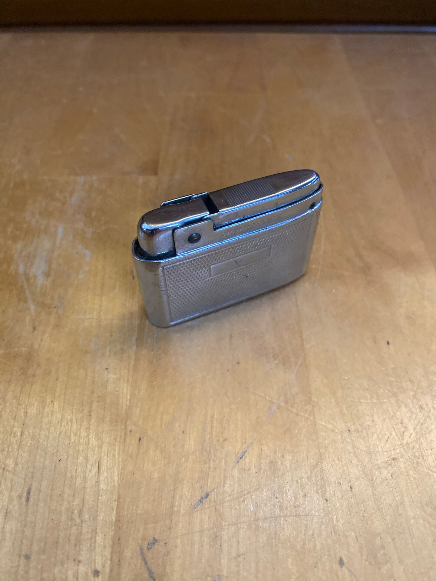 Vintage Silver Match Metal Lighter from the 1970s #E270