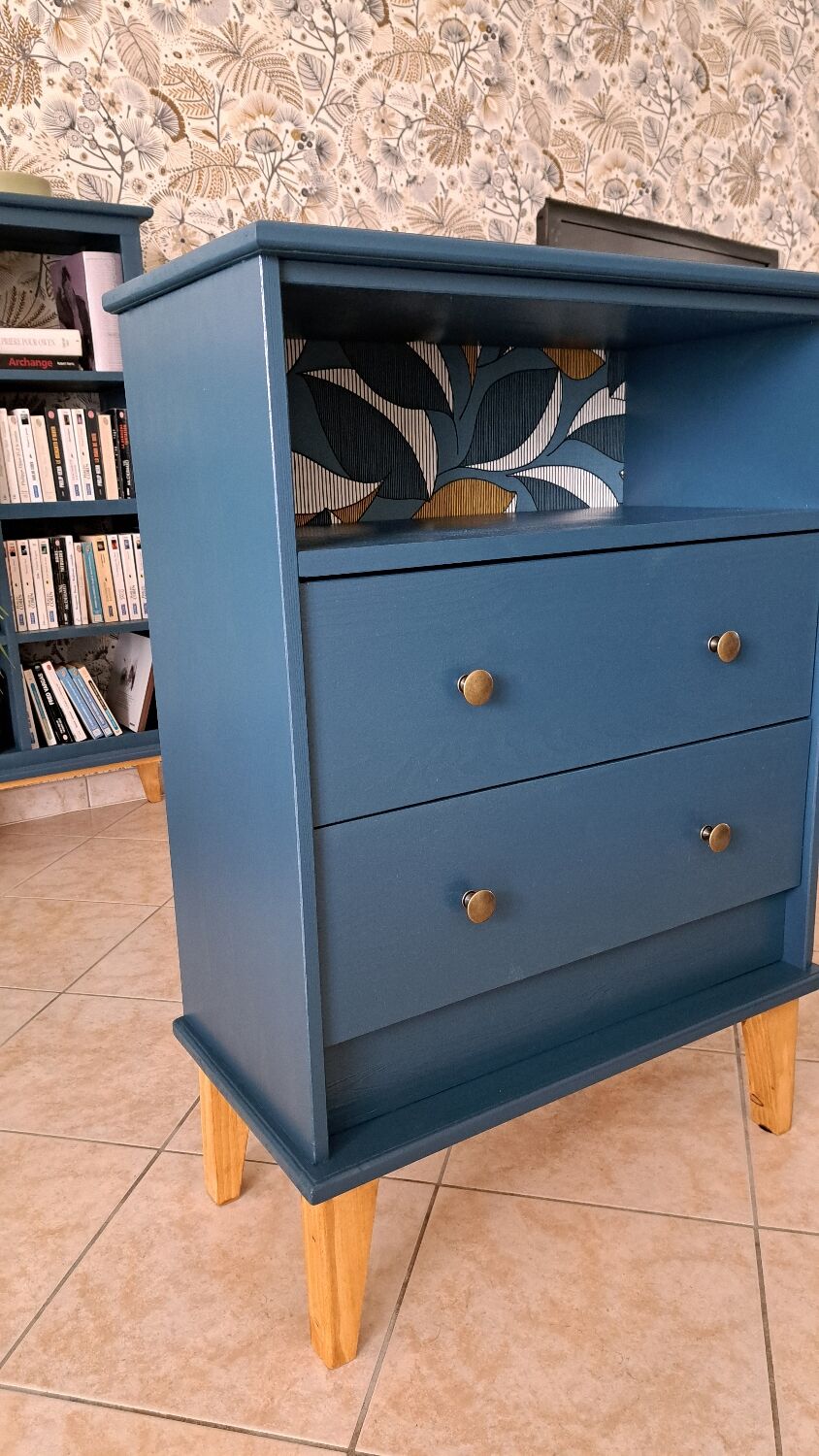 Rød Sødgren niche chest of drawers blue ganne