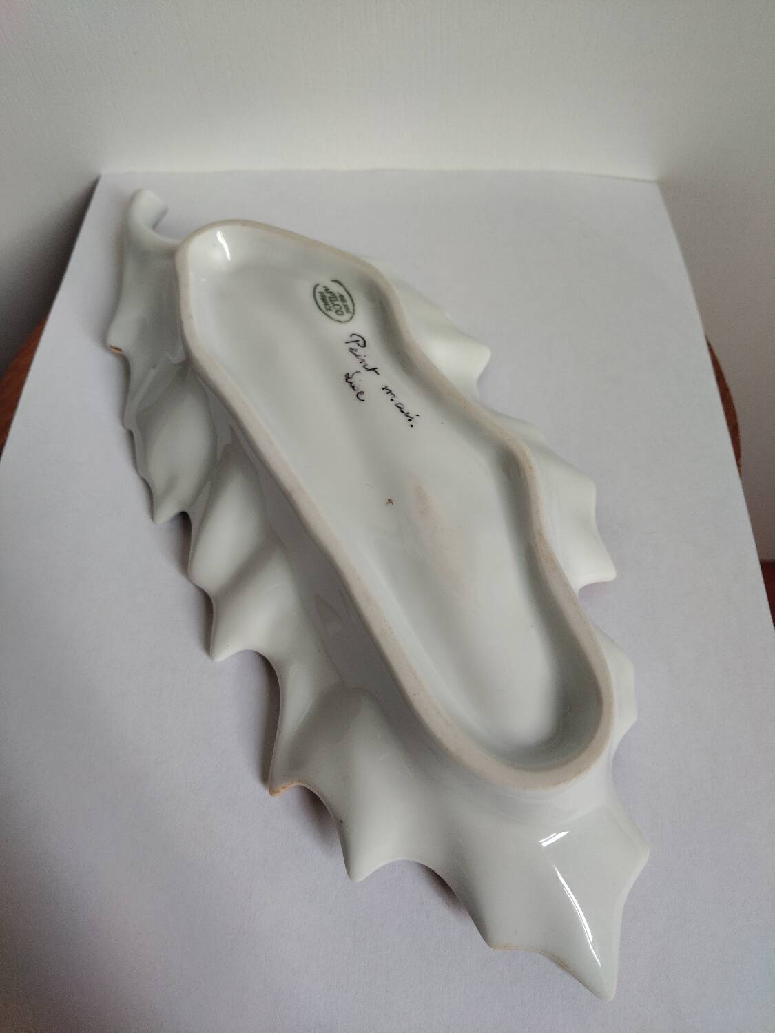 Modernist porcelain catchall hand-painted – APILCO France