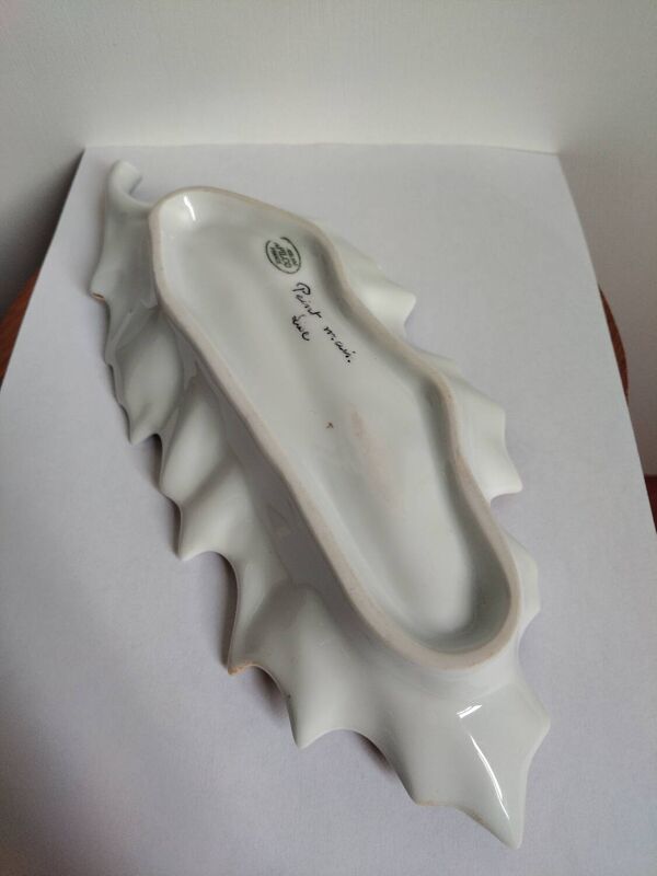 Vide-poche moderniste en porcelaine peinte à la main – Apilco France