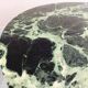 Table basse en marbre vert, années 1960.