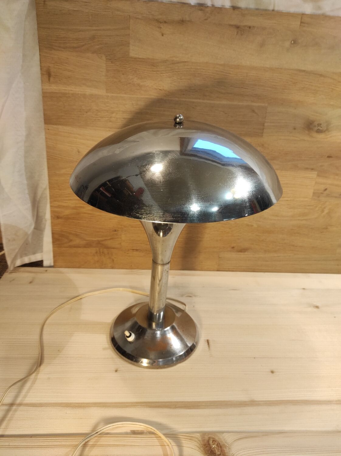 Metal mushroom lamp circa 1920 1940