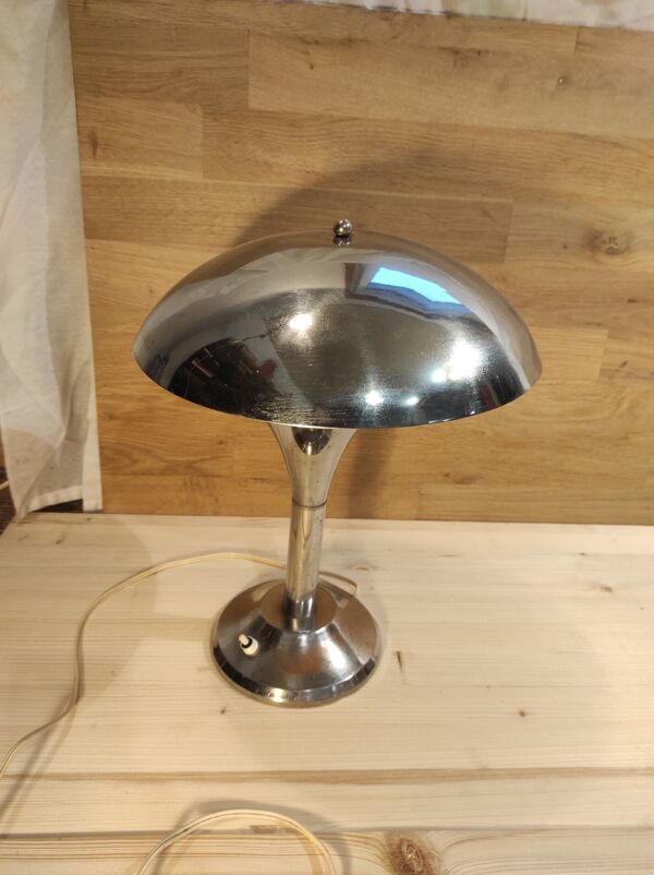 Lampe champignon en métal vers 1920 1940