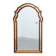 Arched gold-leaf mirror with marbled glass border by Deknudt, Belgium, 20th