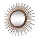 Sun 52cm circa 1960 vintage rattan mirror