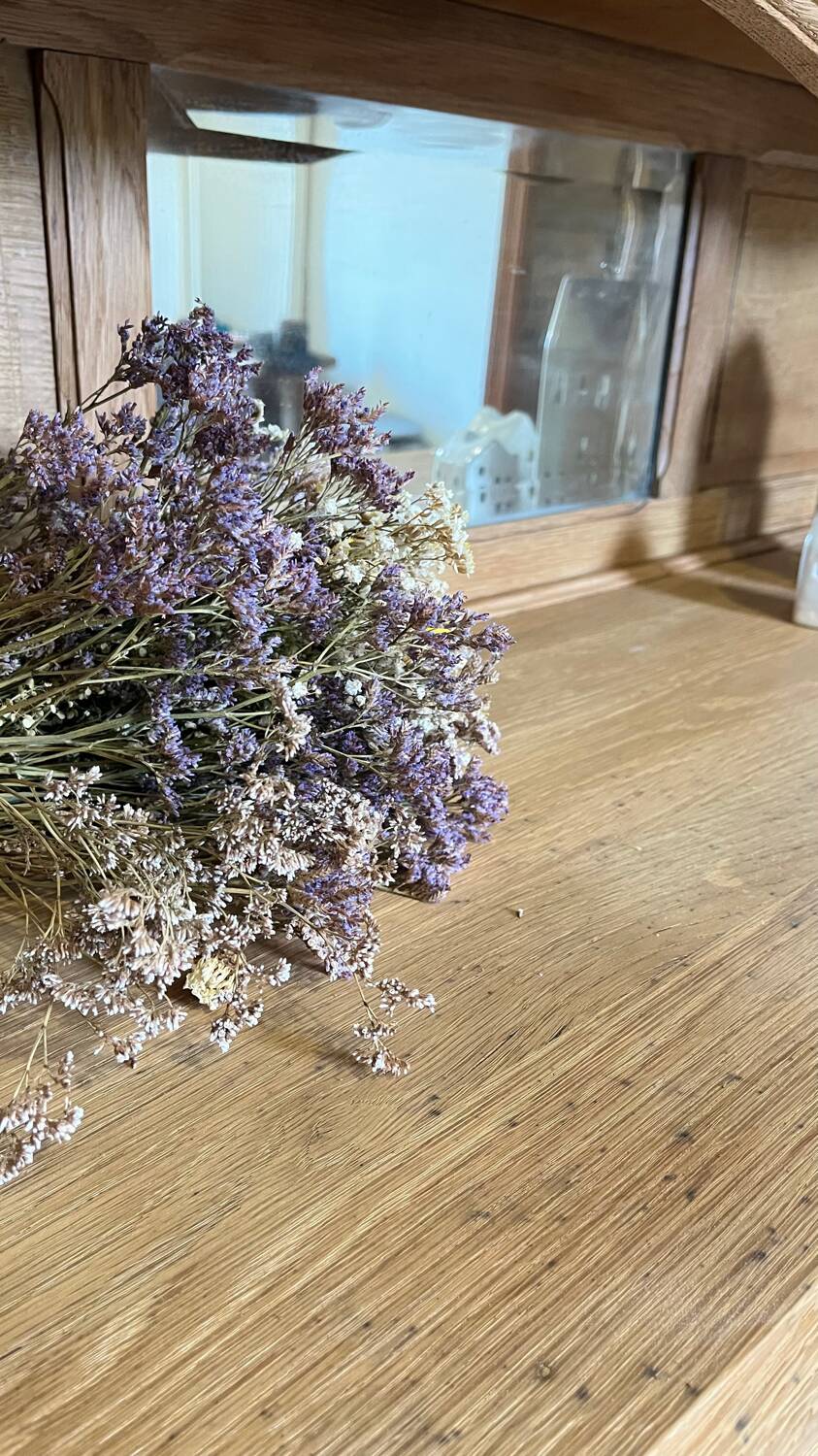 Beveled mirror dresser