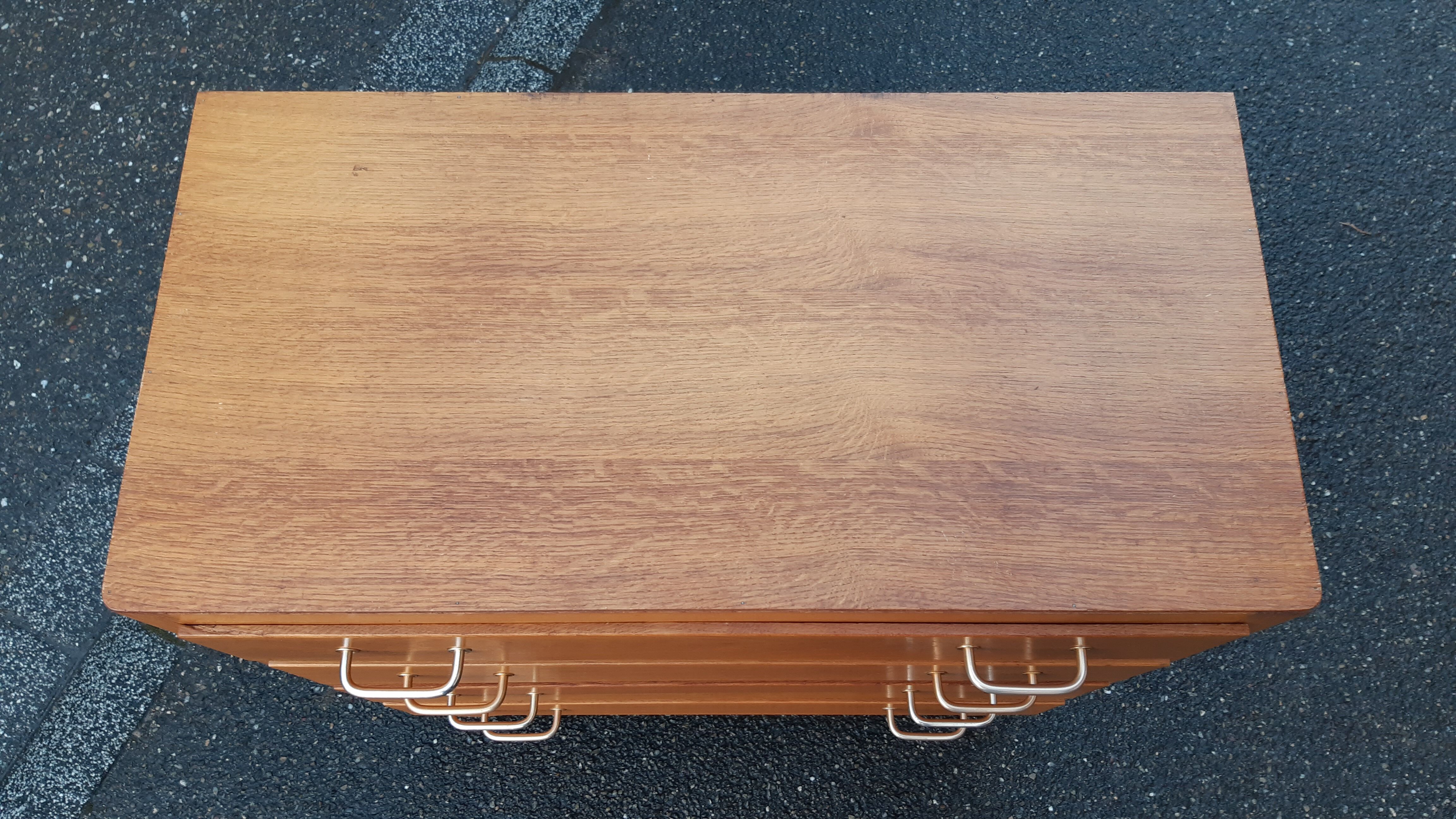 Commode vintage chêne doré 1950
