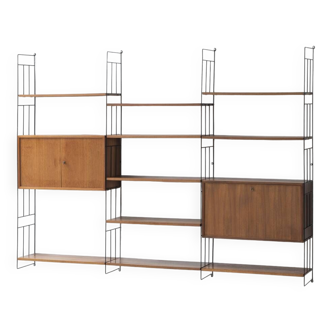 3-Bay floating wall unit by WHB, Germany, 1960s